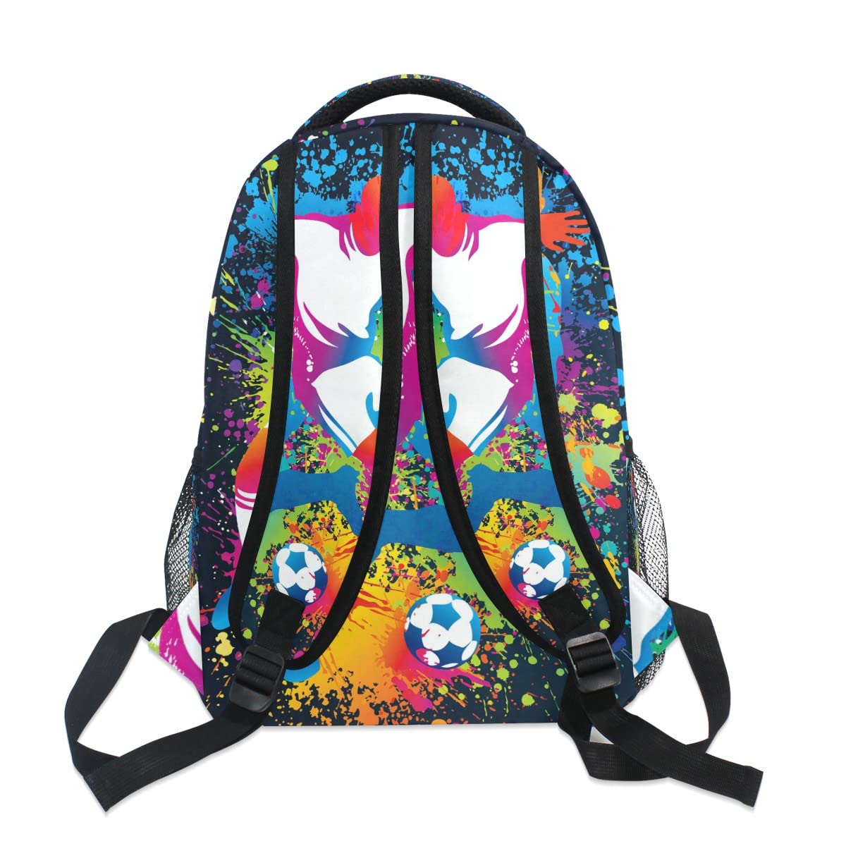 ZOEO Boys Soccer Backpack Navy Balls Player Backpacks 3-5th Grade School Bookbags