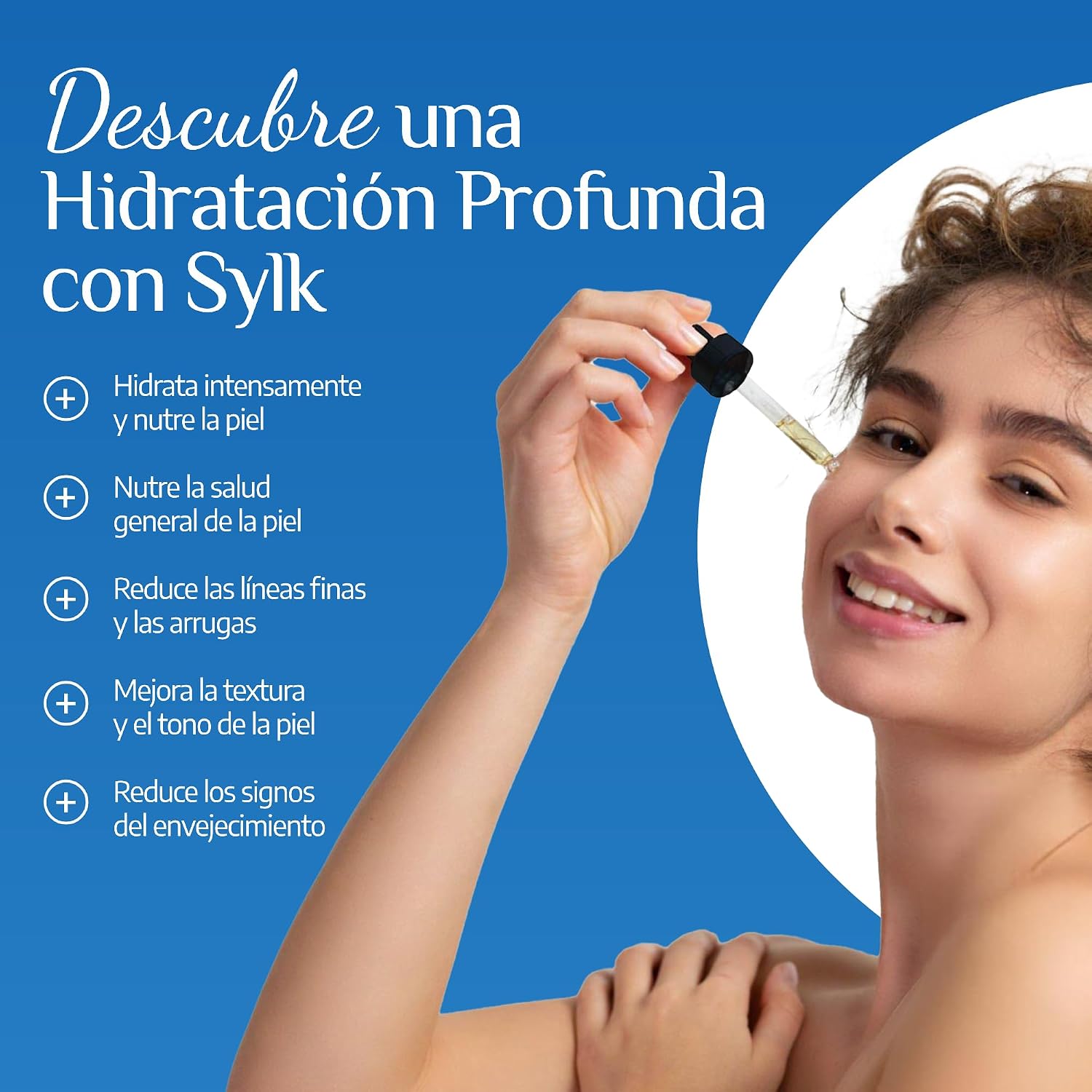 Aplicación de sérum facial en rostro con micropunción