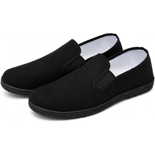 Unisex Kung Fu Shoes, Tai Chi Canvas Martial Arts Slippers