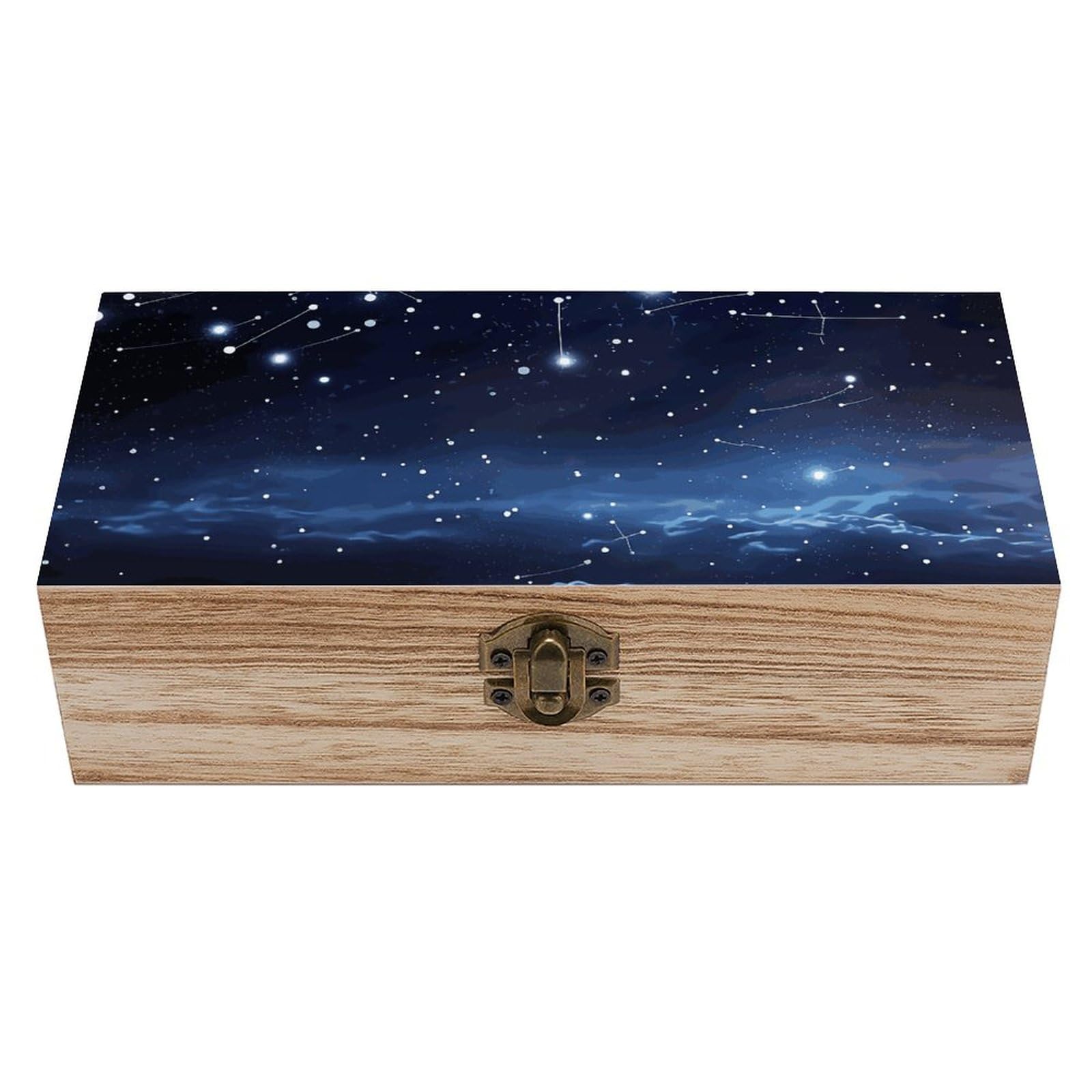 Boîte de rangement en bois avec couvercle pour vos souvenirs précieux et cadeaux uniques