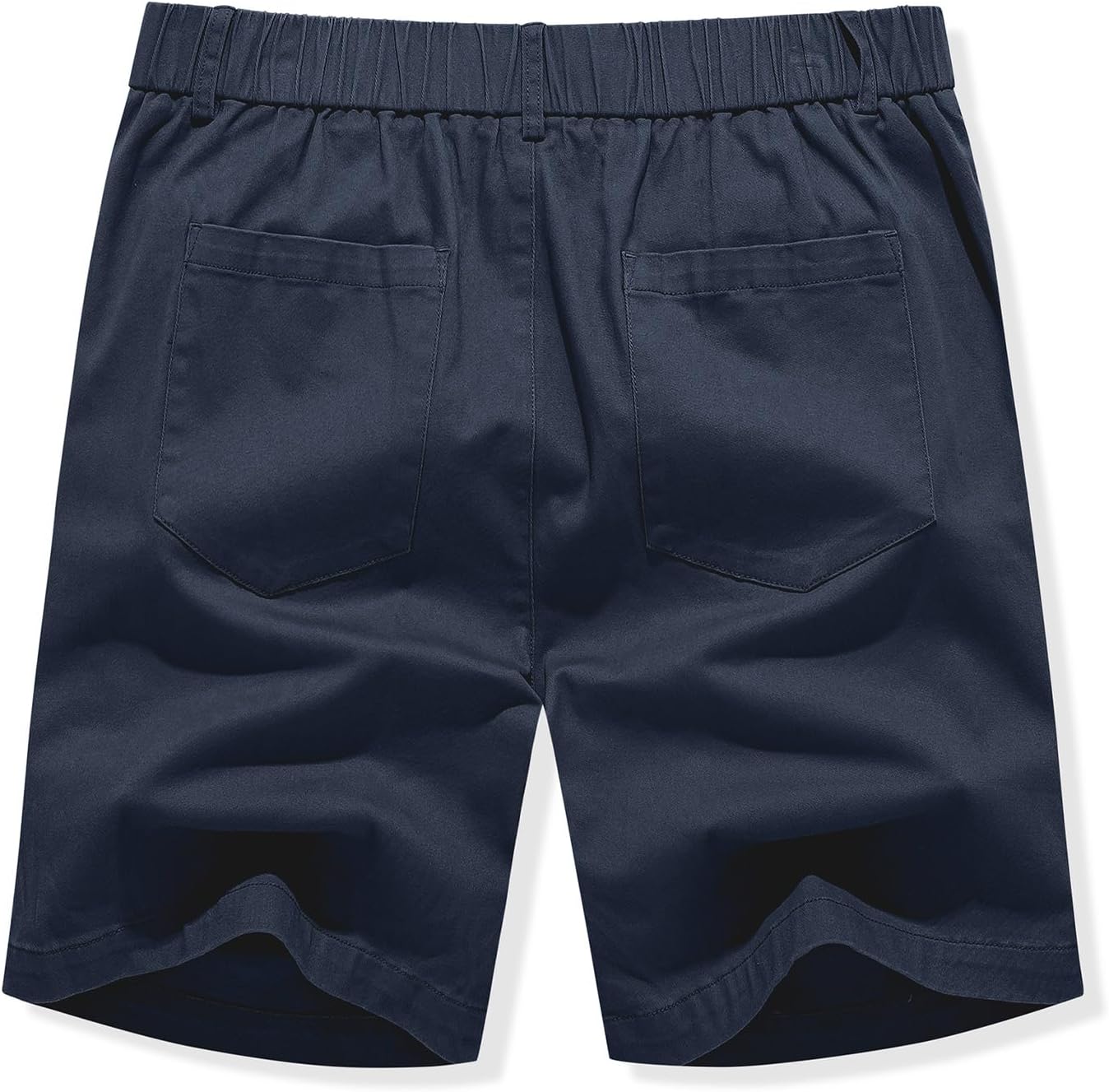 JMIERR Men's Classic-Fit 7" Chino Short Summer Stretch Waist Cotton Twill Casual Dress Shorts with Pockets - Image 8