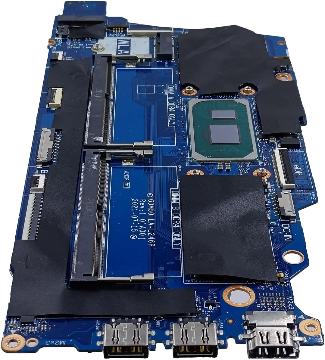 Replacement for Dell Inspiron 15 3511 Motherboard GDM50 LA-L246P Mainboard i7-1165G7 Processor 051J0N 51J0N