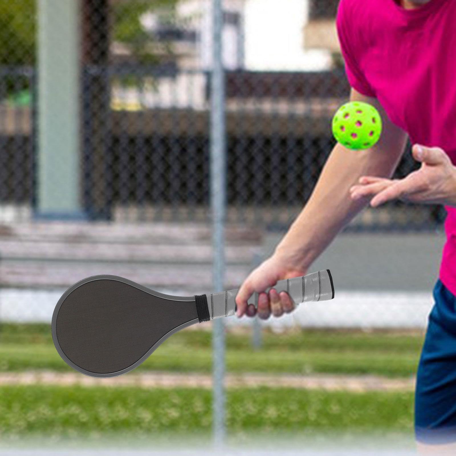 Pickleball Sweet Spot Paddel, Kohlefaser, Pickleball-Paddel für Erwachsene, Orange, 34,5 x 13 cm
