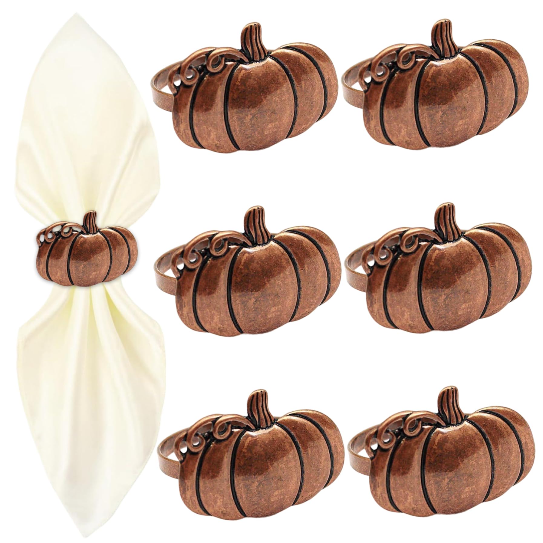 Servilleteros decorativos de calabaza: el toque vintage que realza tus fiestas de Halloween