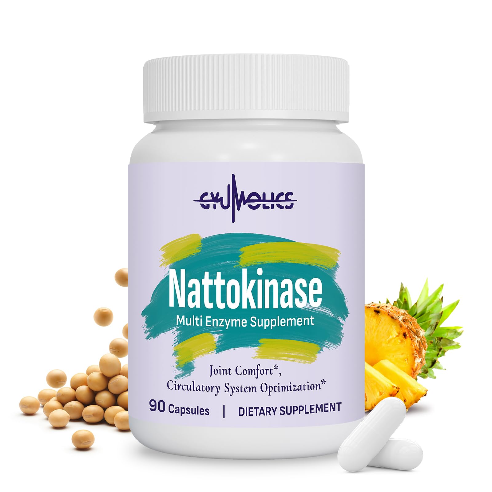 Nattokinase Supplement 10000FU with Organic Nattokinase