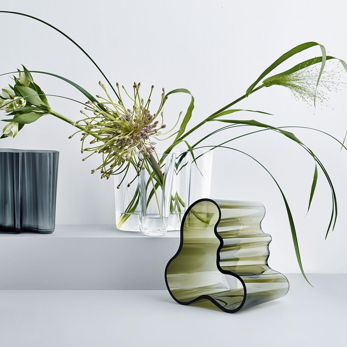 Amazon.com: Iittala Alvar Aalto Collection Vase 160 mm Moss Green