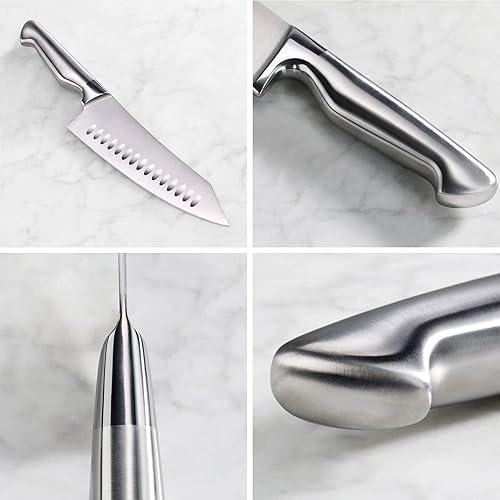 Miniatura 5 de Cangshan Sanford Series 1027143 - Juego de cuchillos de barbacoa de acero alemán (8 piezas)