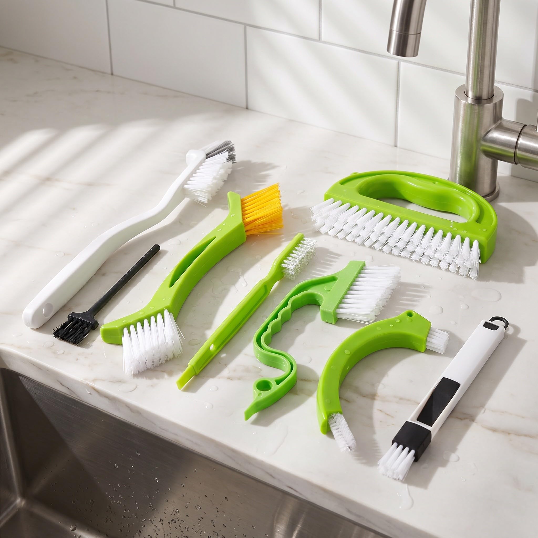 Didiseaon 16 cepillos de Limpieza para exprimidores, Limpiador de Juntas de | Licuadora multiusos para limpieza del hogar, ideal para botellas, frascos, baños, duchas, azulejos y ventilación de