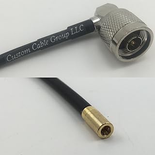 6 inch RG188 N MALE ANGLE to SSMB Female Pigtail Jumper RF coaxial cable 50ohm Quick USA Shipping