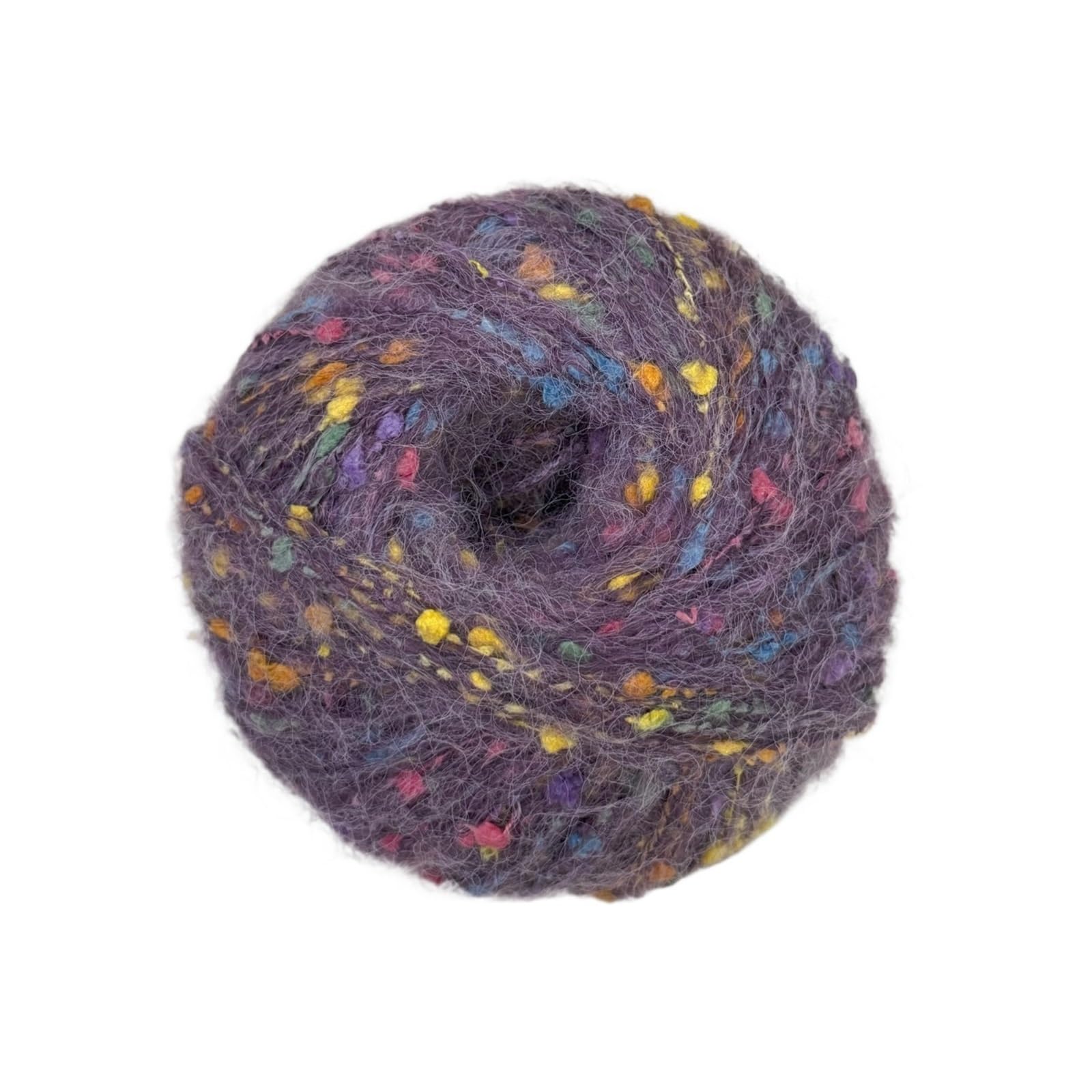 Laine à crocheter arc-en-ciel 4x200g fil doux pour tricot