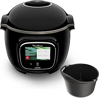 Moulinex Cookeo Touch Wifi Smart High Pressure Multicooker + Cake Pan 18 cm, 6 L, Touch Screen, 250 Built-in Recipes, Moul…