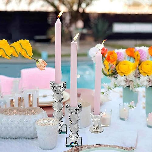 Miniatura 8 de Efavormart Gemcut - Portavelas votivo de cristal de alta calidad de 7 pulgadas de alto