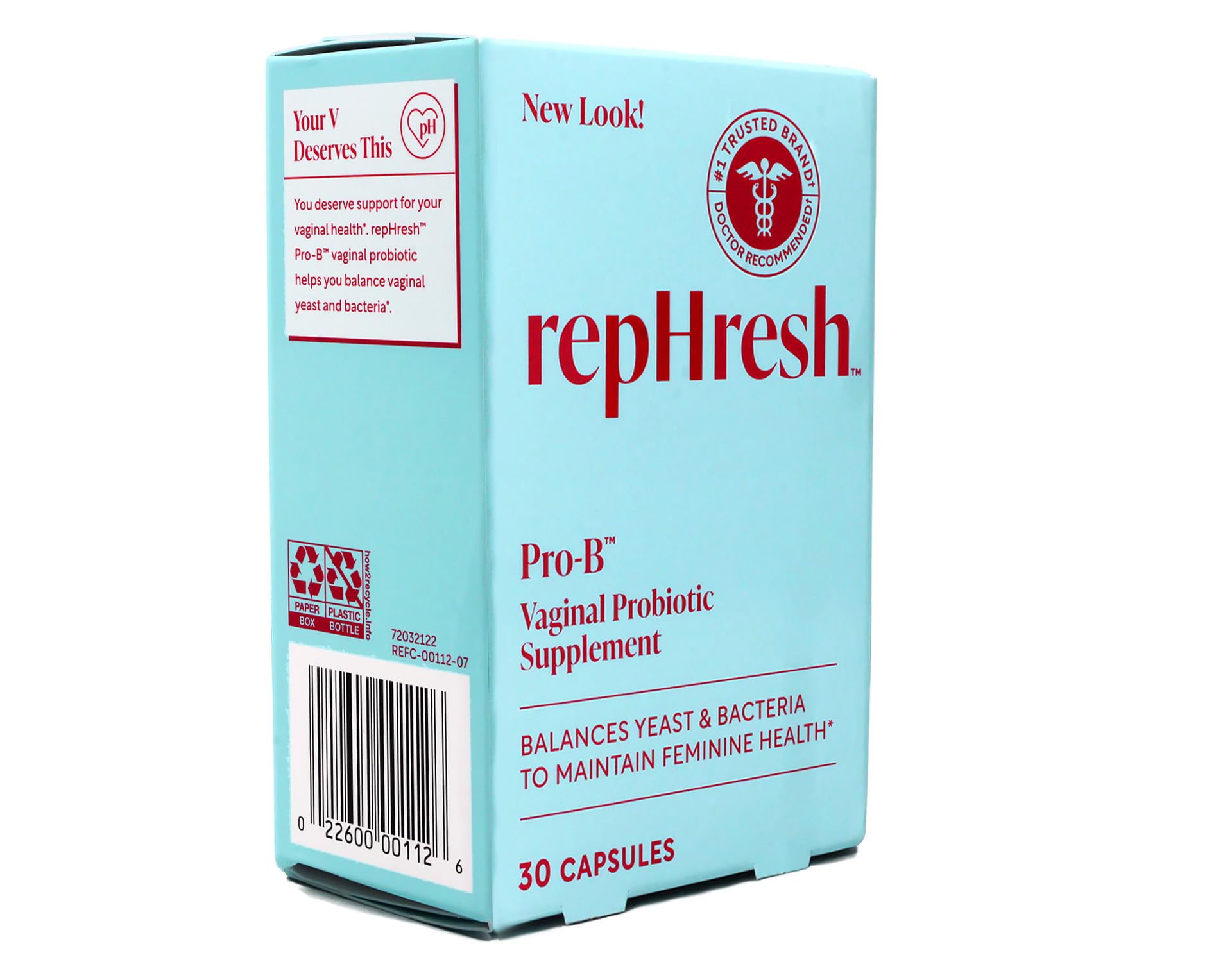 Amazon.com: RepHresh Pro-B Vaginal Probiotic Supplement, Balances