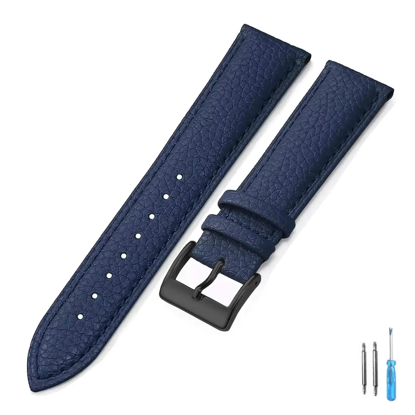 yingyingjia Bracelet De Montre En Cuir Véritable For Homme Et Femme | Bracelet en cuir véritable 16 mm, 18 mm, 20 mm, 22 mm.