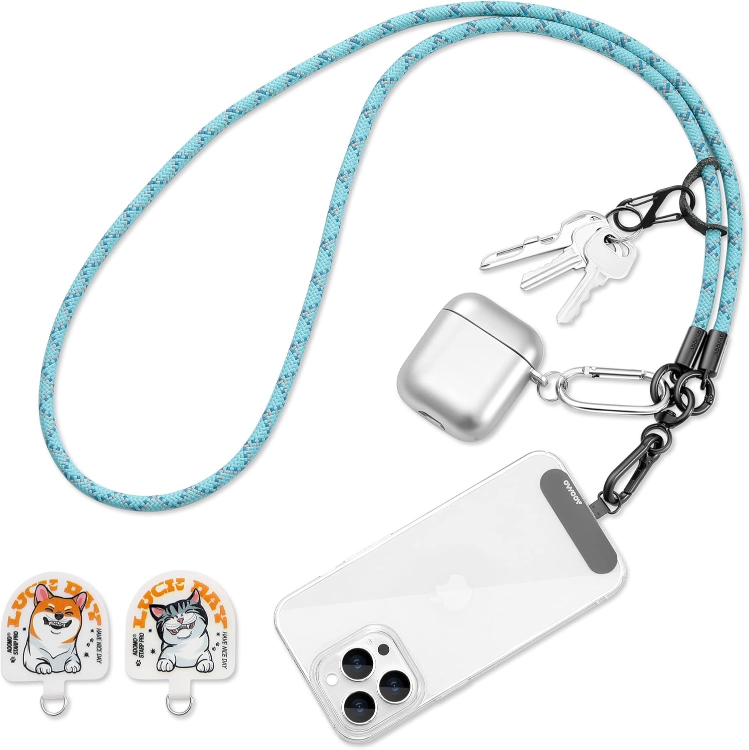 Amazon.com: AOOMO Cell Phone Lanyard, Universal Adjustable