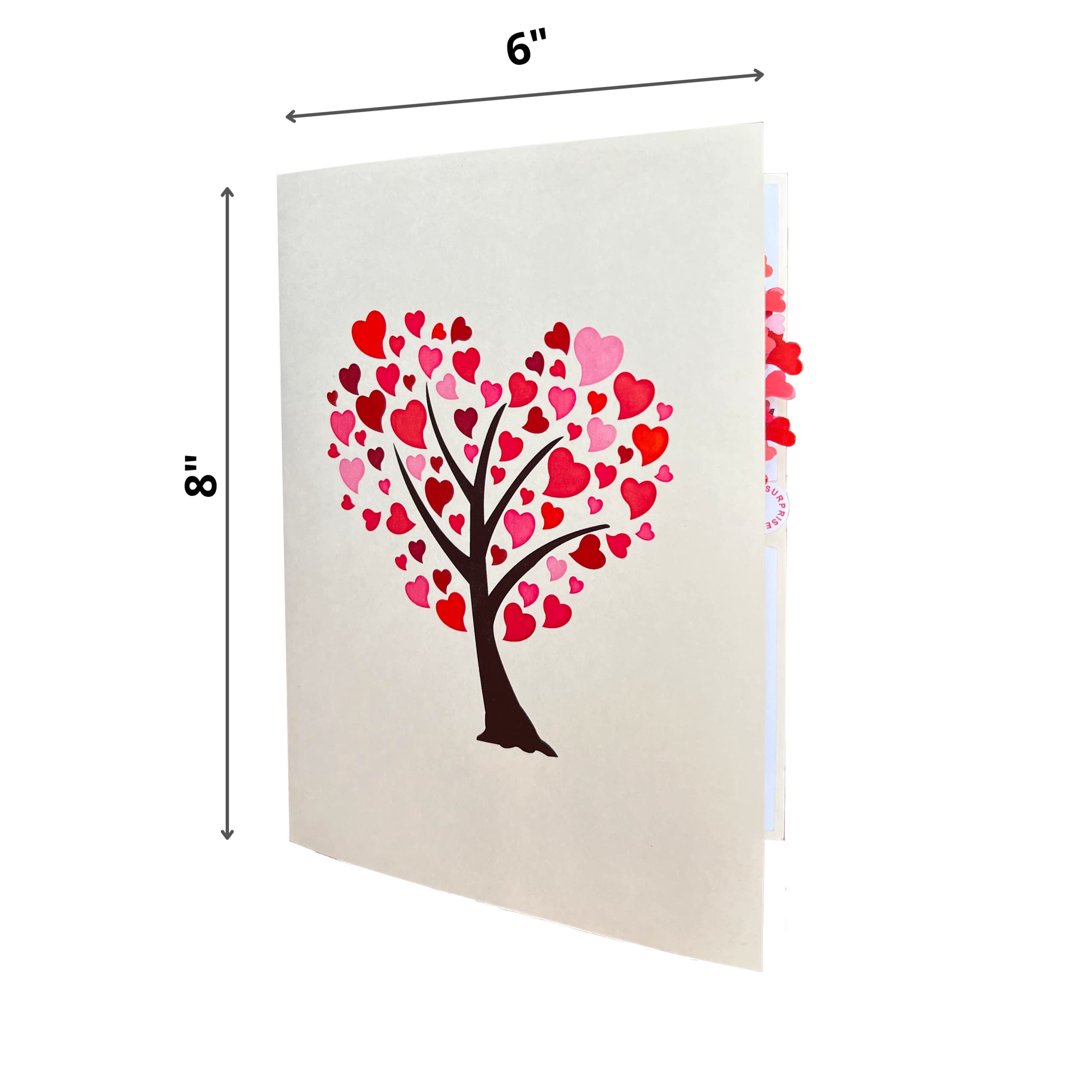Anniversary Card, Bird Couple - I Love You, 20x15 cm - Image 3