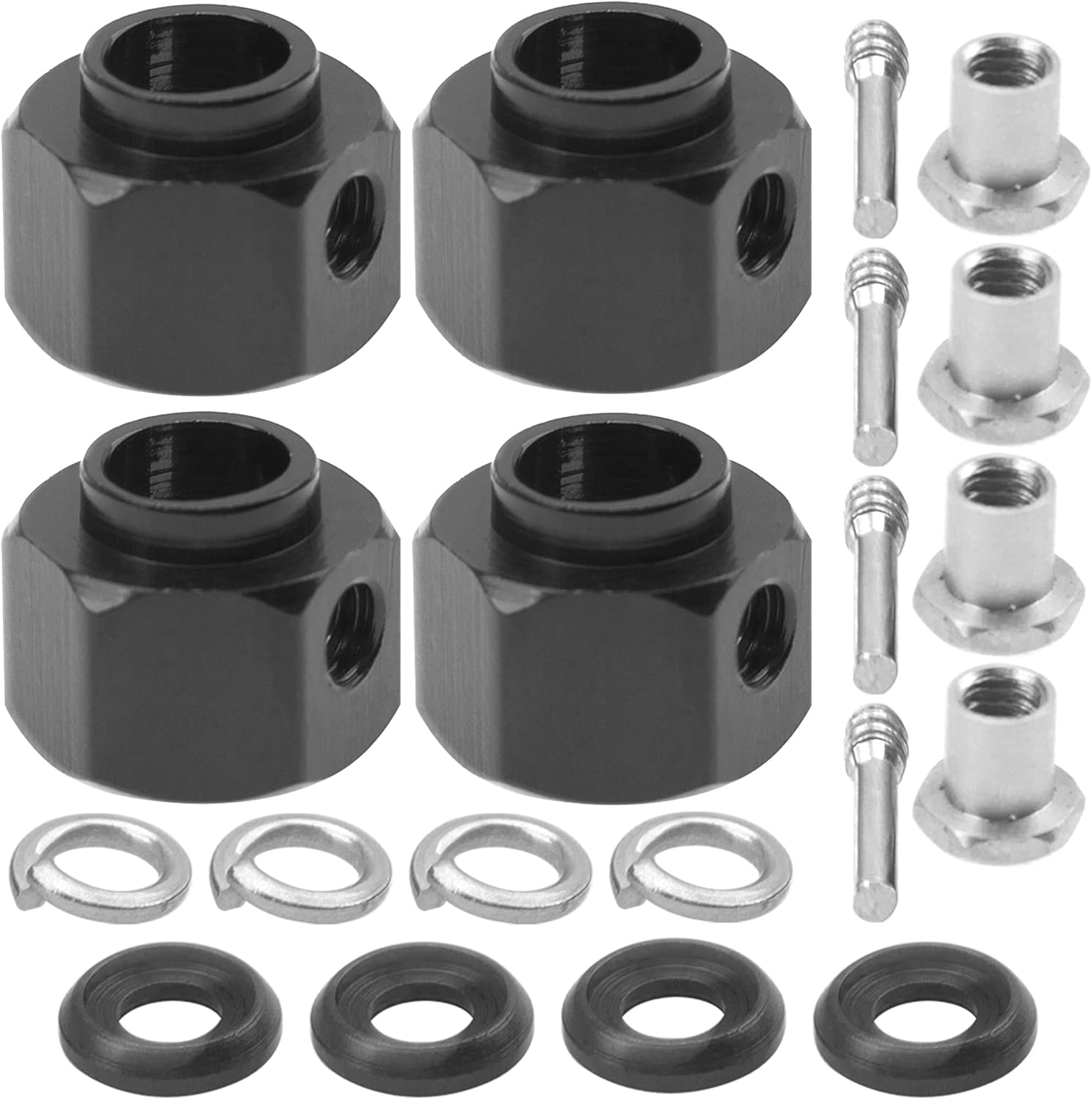 ShareGoo Aluminum RC 12mm Hex Extended Wheel Hex Hub