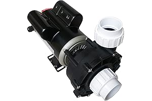 LX Pump 48WUA1001C-II 1HP 2-Speed 48-Frame Spa Pump for Optimal Pool Performance