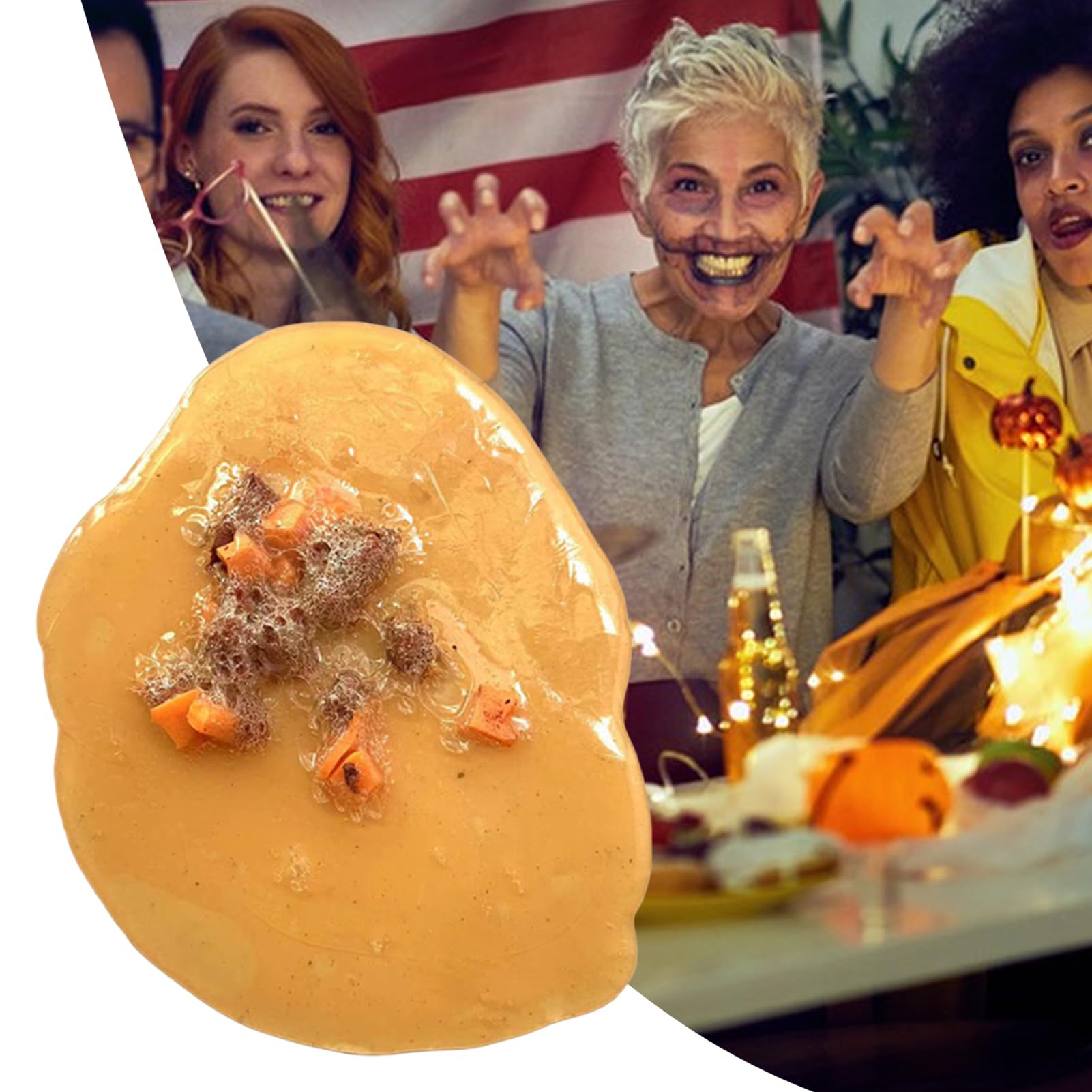 Sztuczna zabawka do wymiotowania - realistyczne sztuczne wymioty, wybryki TPR dla przyjaciół, dowcipnisia, demonstracja edukacyjna, rekwizyty na imprezę Halloween, rekwizyty filmowe i telewizyjne