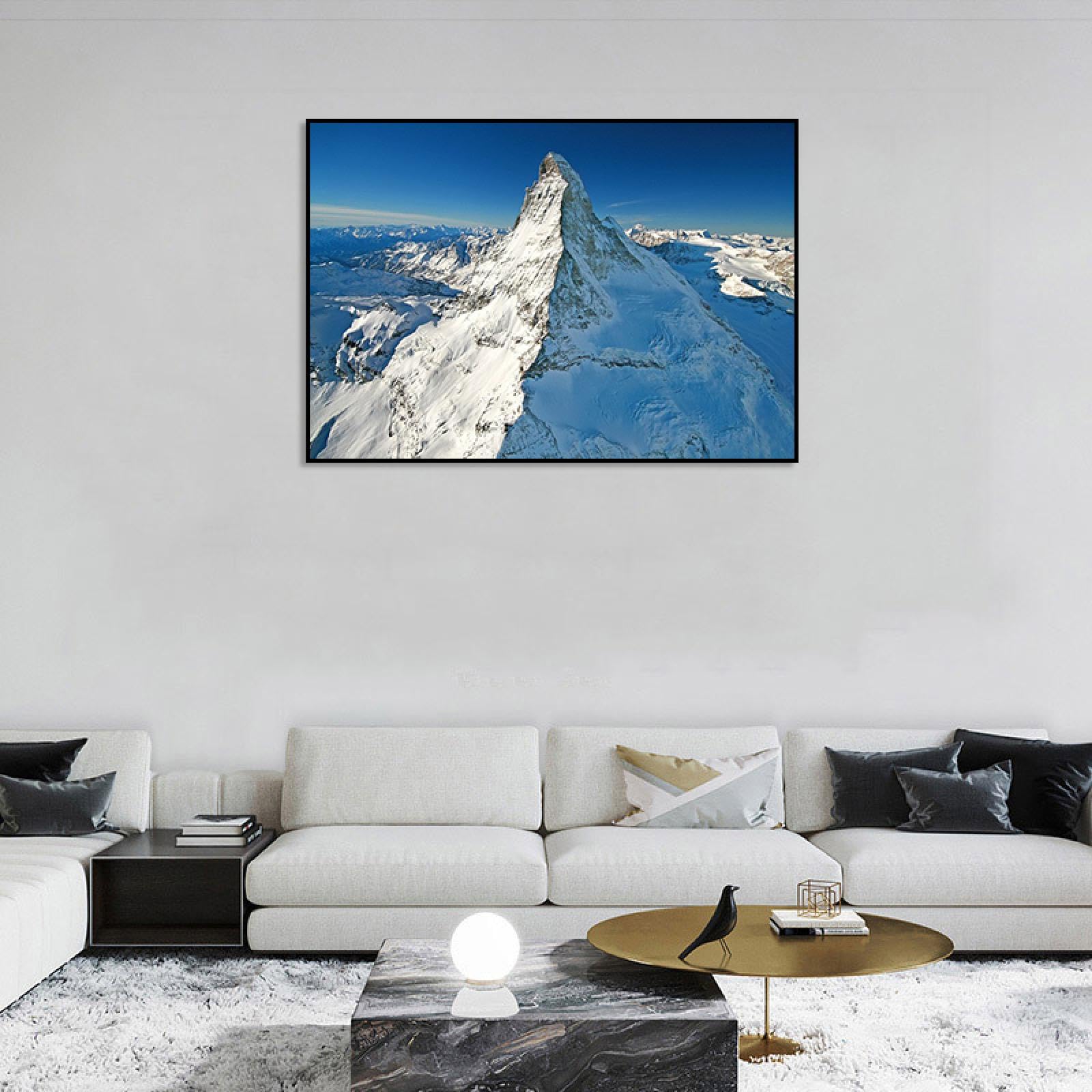 現代アートの「冬のマッターホルン」(3D painting） 現代アートの「冬のマッターホルン」(3D painting） 美術品