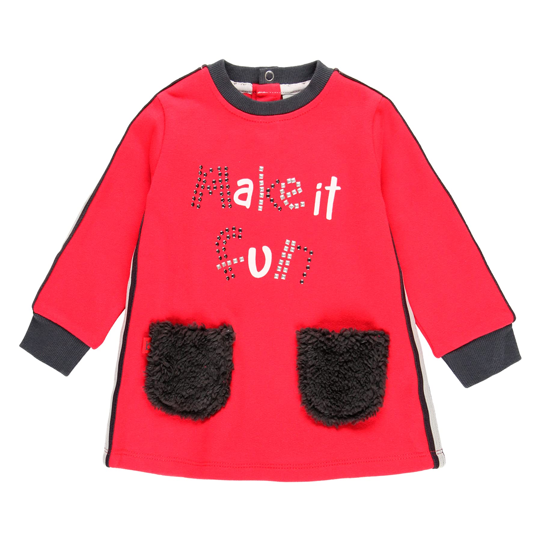 boboli Vestido Felpa con Bolsillos Pelo niña 6 años