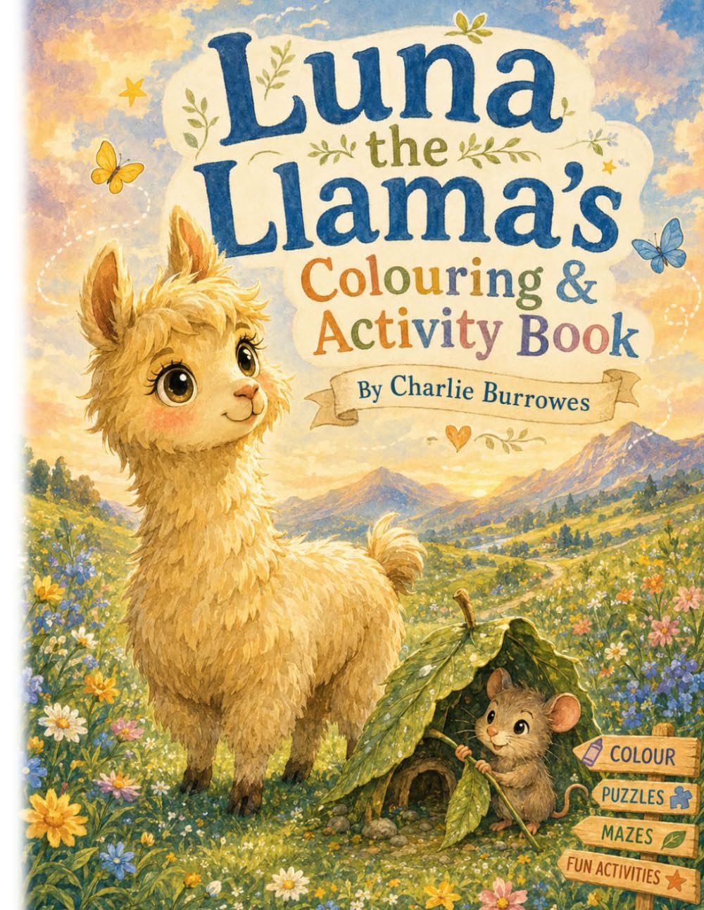 Luna the Llama’s Colouring & Activity Book: A gentle colouring and activity adventure for little worriers