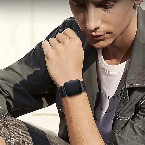 Miniatura 10 de 2 Pack Stretchy Nylon Watch Bands Compatible with Amazfit Bip U ProBip 3BipBip LiteBip SBip S liteBip UBip 3 Pro. 20MM Loop Elastic Straps for