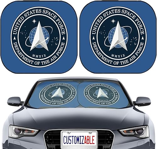 Miniatura 13 de Maizi - Parasoles delanteros para auto de 2 piezas, ajuste universal para parabrisas delanteros que se adaptan a la mayoría de los cupés, sedanes