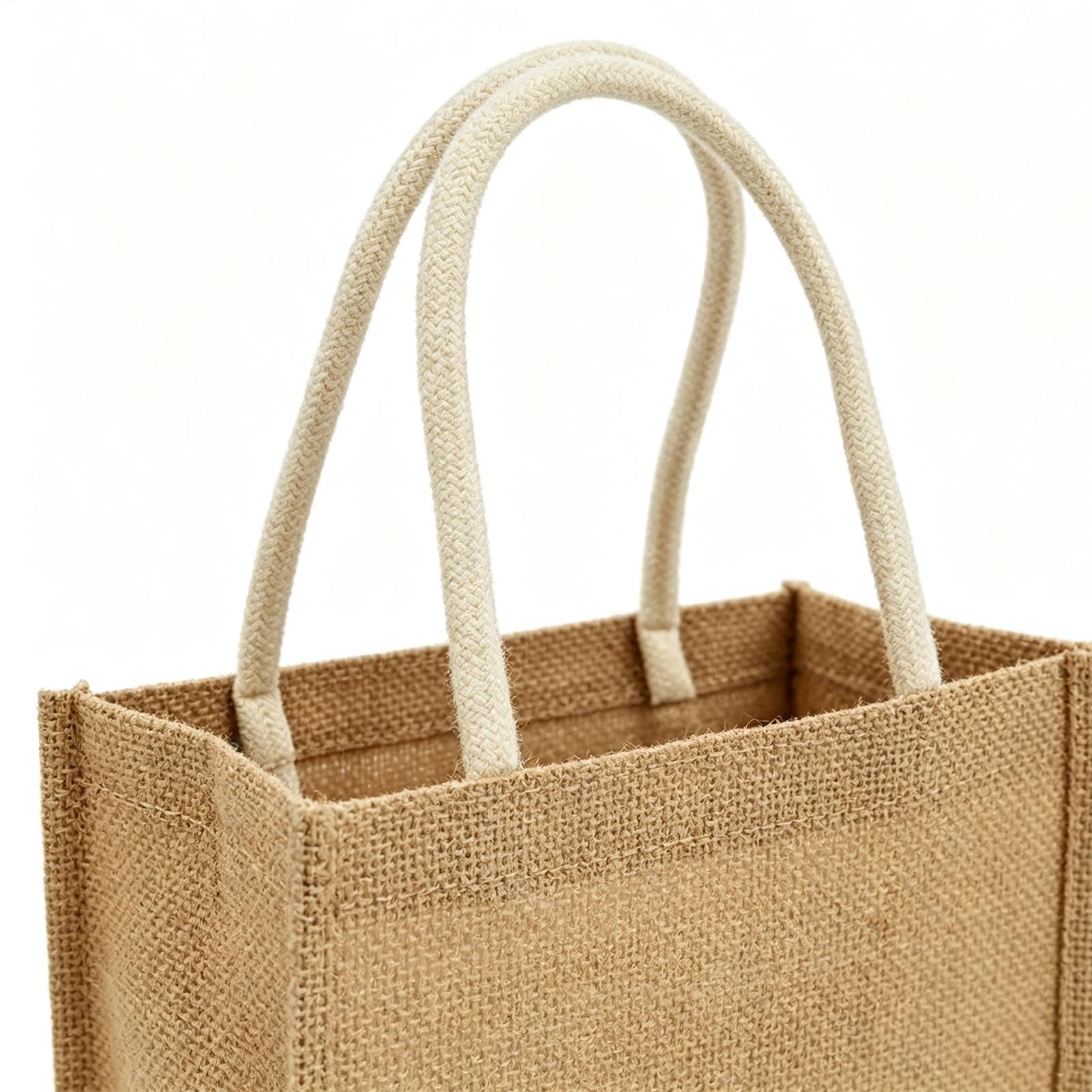 Bolsa De Yute Reutilizable 8 Piezas 23 x 11 x 16 cm Multifuncionales y de