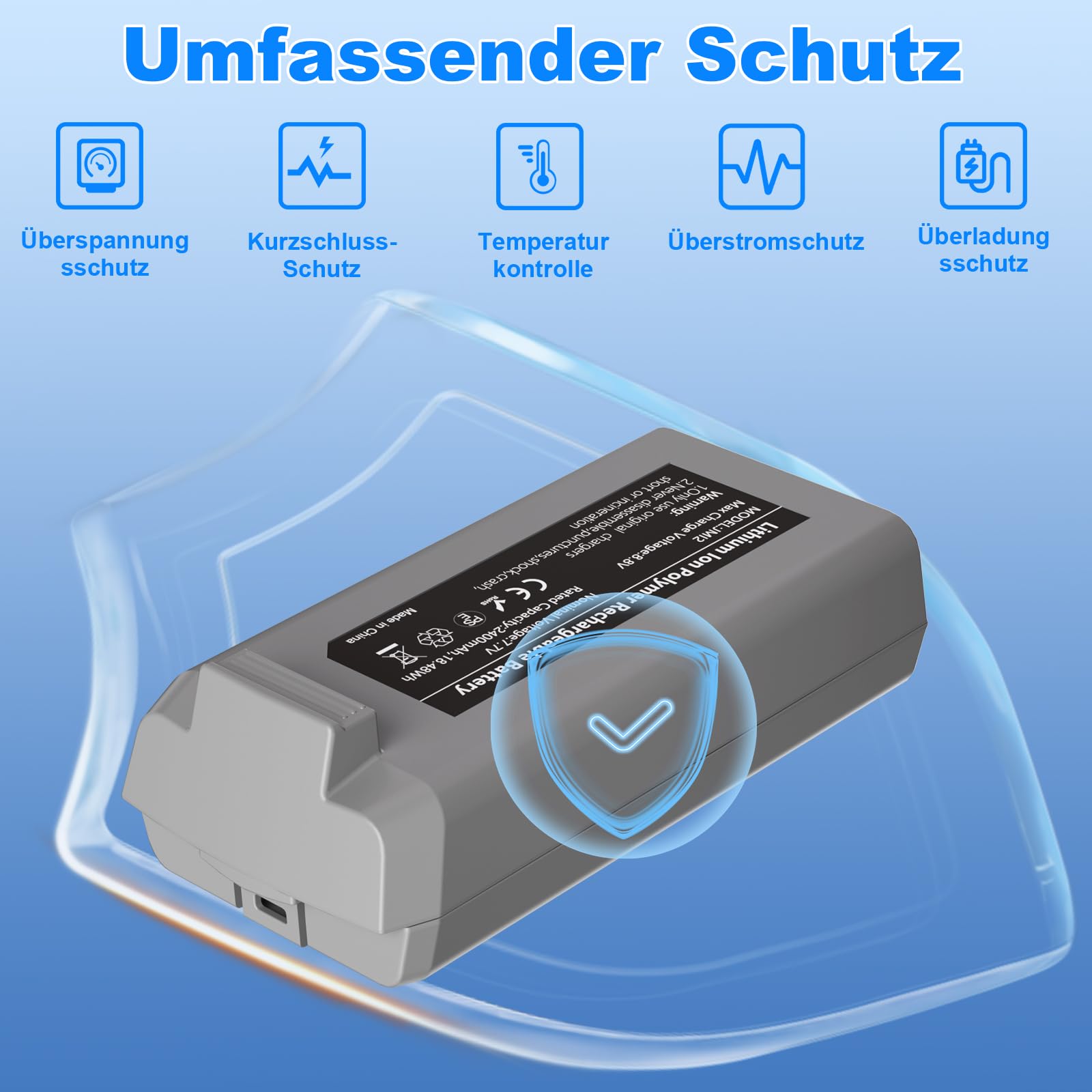 Mini 2 Akku, 2400mAh 7.7V Intelligent Flight Akku für DJI Mini 2 / SE / 2 SE / 4K Drohne