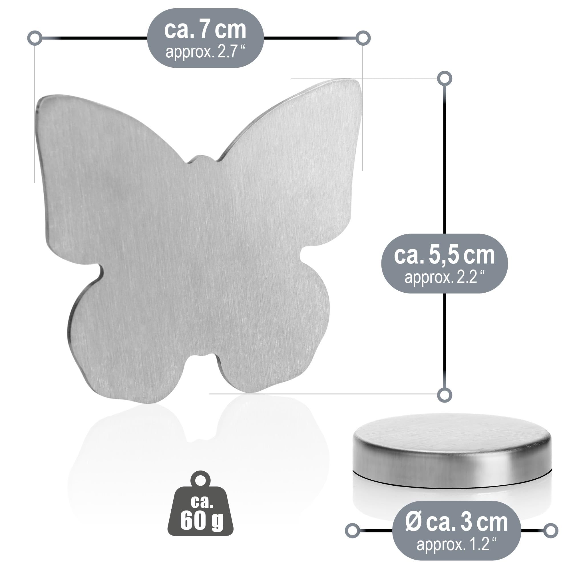 Poids Nappe magnétique Acier Inoxydable 4X Fixations Lourdes Aimant Pinces Maintien Tissu Table