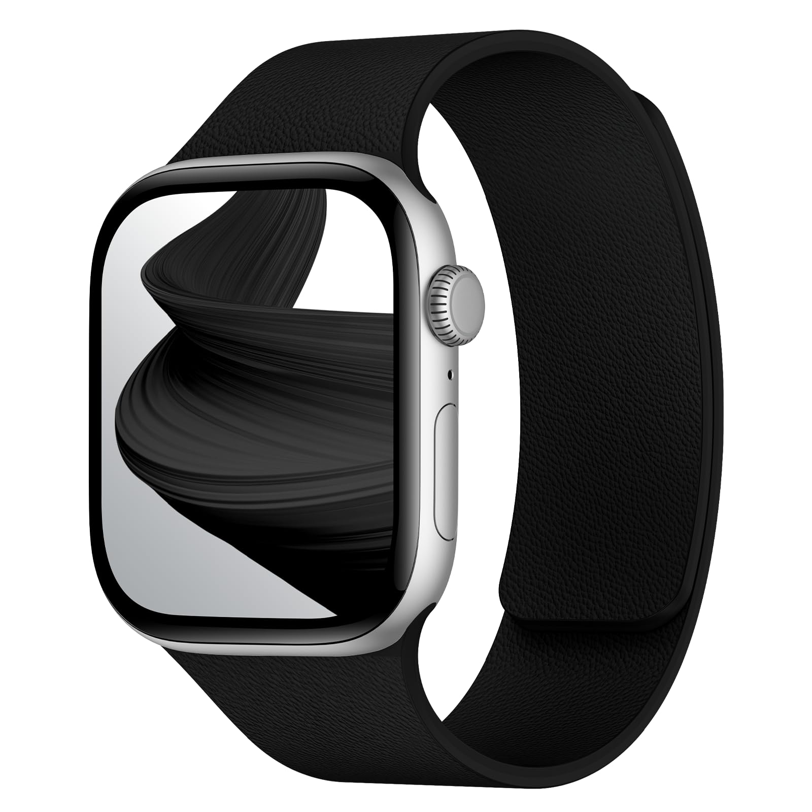 VEMIGON Lychee-Textured Magnetic Silicone Band Compatible with Apple Watch Ultra 3/2/1 49mm, Series 11/10/9/8/7/6/5/4/3/2/1, SE3/SE2/SE, 46mm 45mm 44mm 42mm 41mm 40mm 38mm, Soft Sport iWatch Strap-picture-29