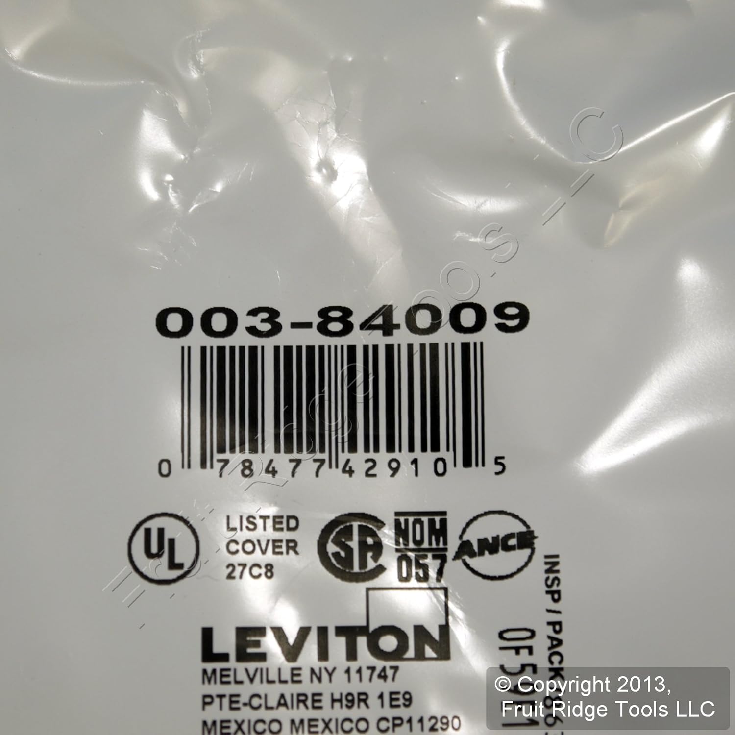 Leviton 2-Gang Toggle Device Switch Wallplate, Standard Size, Device Mount, Stainless Steel, 84009