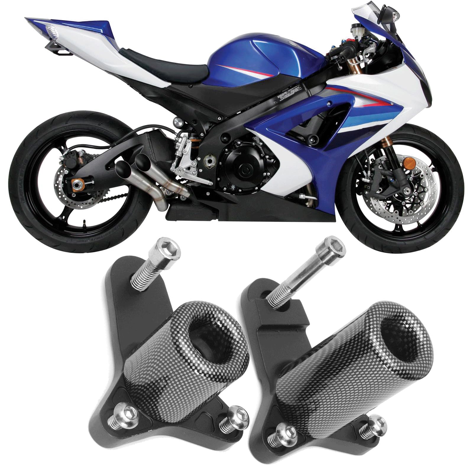 Frame Sliders Crash Protector for 2011-2025 Suzuki GSXR600/GSXR750