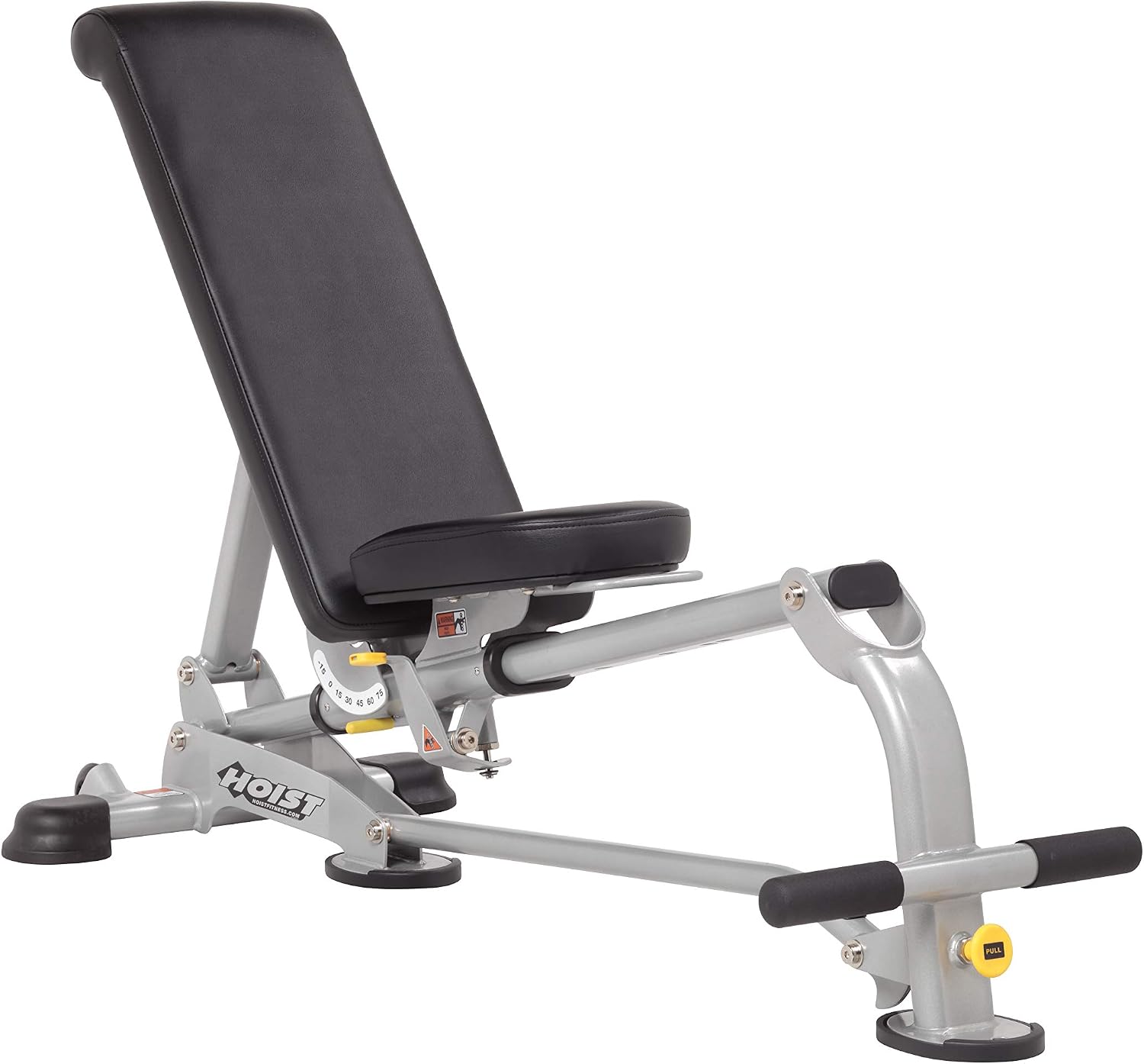 HOIST Fitness Weight Bench, 7-Position Adjustable Multi-Position Full-Body Strength Training Bench for Flat, Incline & Decline Workouts with Fast, Space-Saving Folding