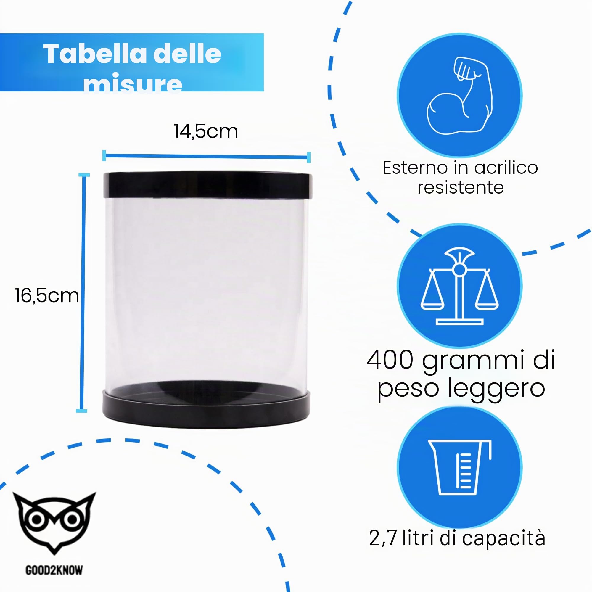 Good2know Cassaforte per telefono con blocco orario, smetti di fumare - Timer - Cassetta di sicurezza - Cucina sicura - Nero - Messa a fuoco e autodisciplina
