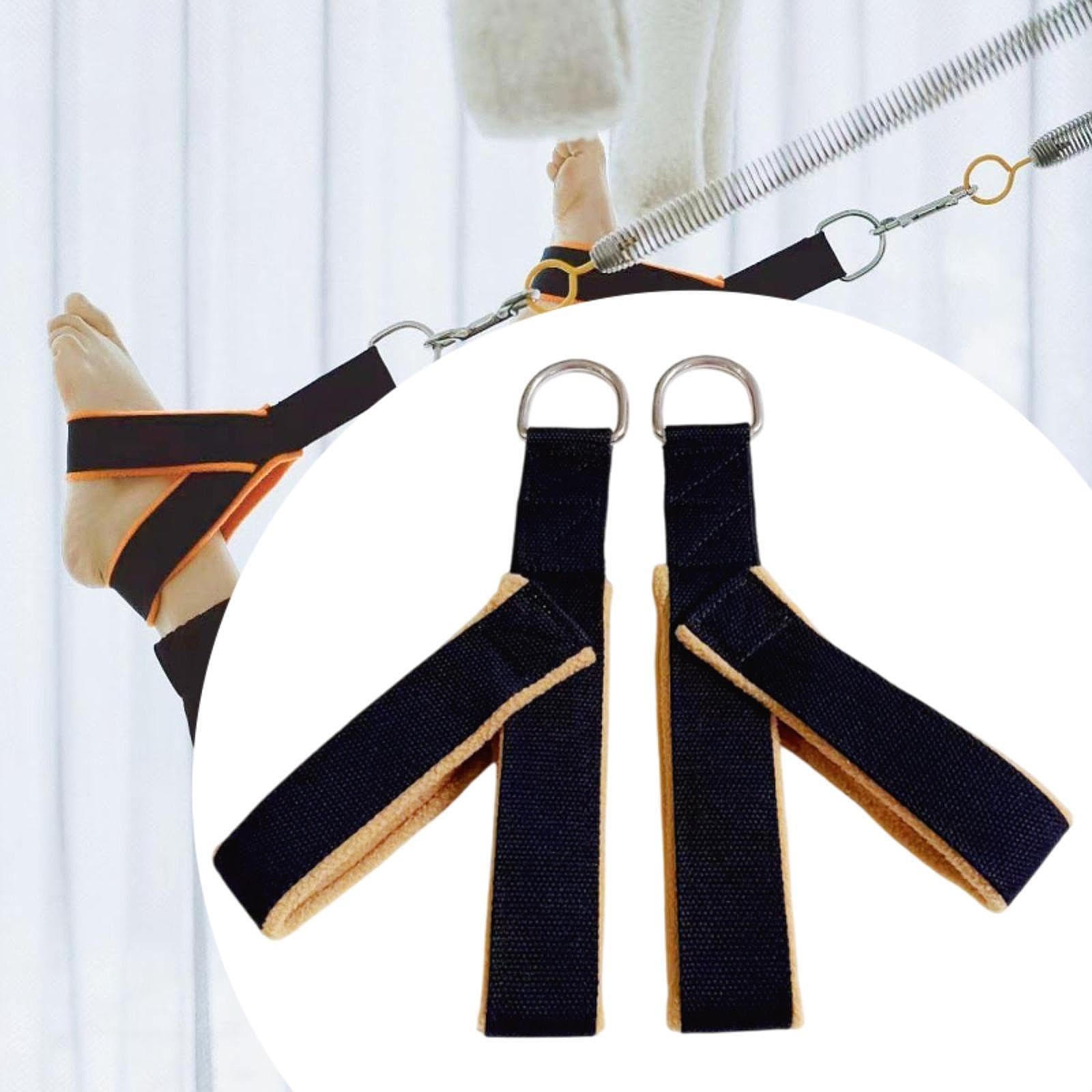 2 Pezzi Banda Esercizio Y Cinghia Cotone Acciaio Accessori Fitness Resistenza Stretching per Allenamento Casa per Donna Uomo