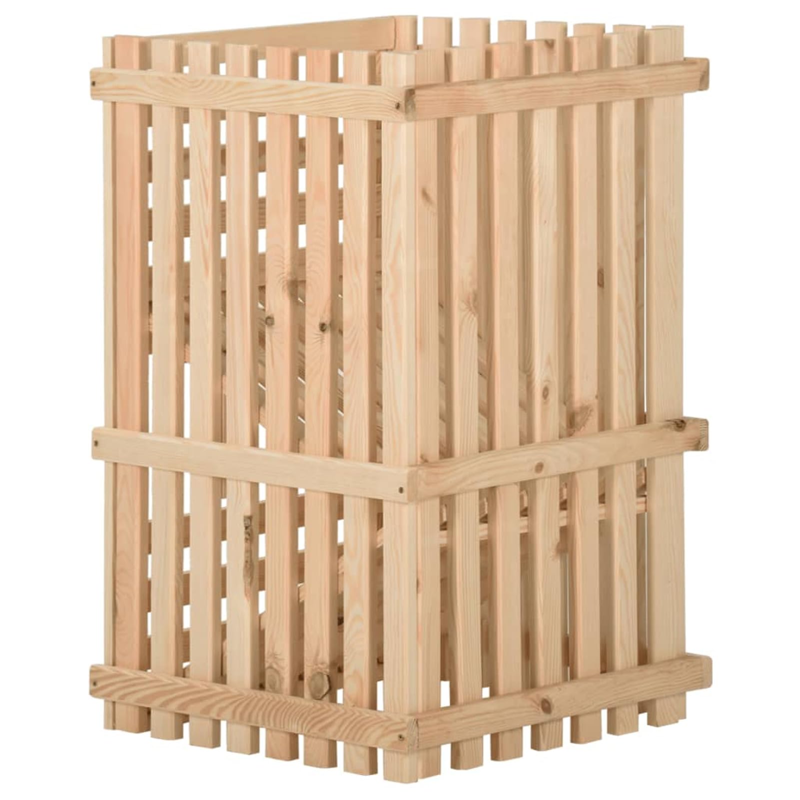 BaraSh Kartoffelkiste 50x50x80 cm Massivholz Kiefer Kartoffel Aufbewahrungsbox Kartoffelkiste Holz Kartoffelkiste Zum Lagern
