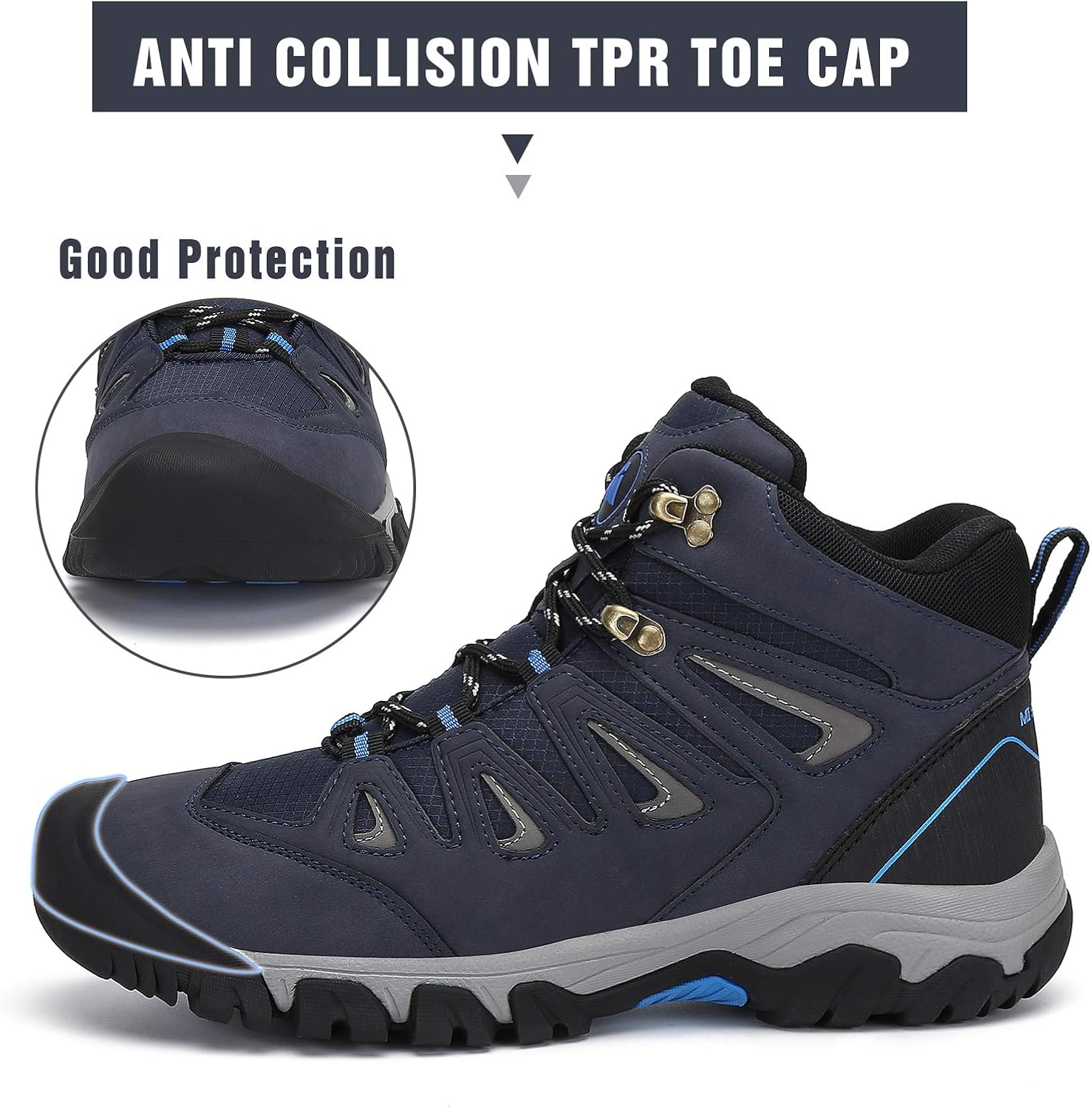  | Women Men Hiking Boots Winter Warm Lining Snow Boot Outdoor Anti Slip Water Resistant | Snow Boots