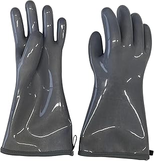 富士商 防水 耐熱グローブ グレー フリーサイズ 防水 耐熱 バーベキュー アウトドア Felio F2025