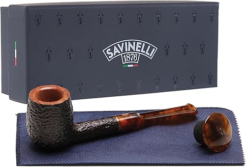 Savinelli Tortuga Rustic 127 - Pipa de tabaco