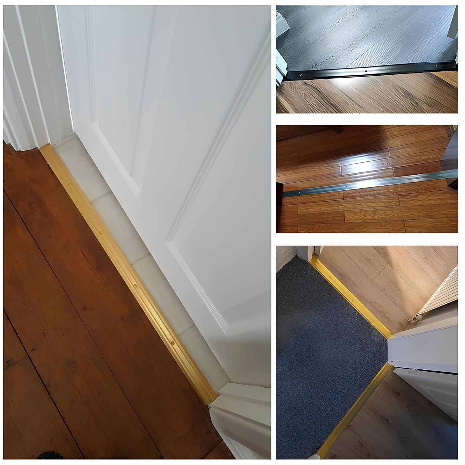 Barre De Seuil De Porte En Aluminium Profil De Transition À Visser