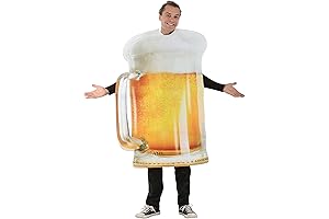 Foamy Beer Mug Keg Costume for Adults