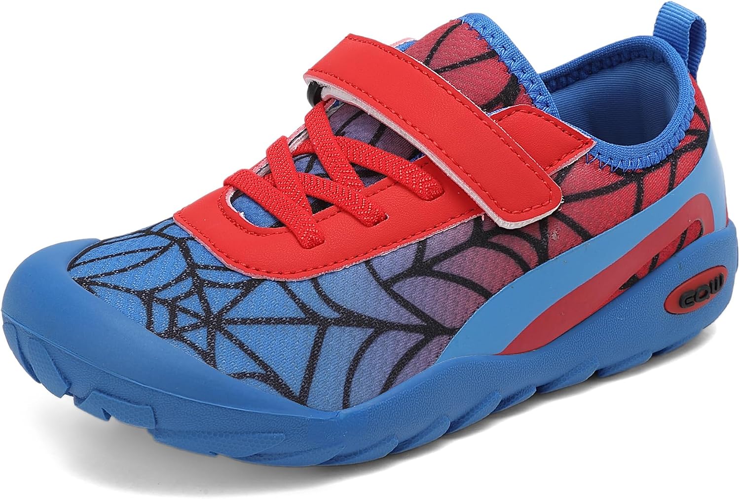 EQW Kids Barefoot Water Shoes, Wide Toe Quick Dry Aqua Socks for Boys Girls | Breathable Mesh with Drainage Holes, Wide Toe Box, Flexible Zero-Drop Sole, Quick Dry Non-Slip, for Beach Swim Kayak Camping