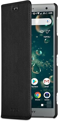 CASEZA Cover Sony Xperia XZ2 Nero Similpelle Libro Oslo Custodia Eccellente Pelle Sintetica Portafoglio per Sony Xperia XZ2 Originale Ultra Sottile con Chiusura Magnetica CASEZA Cover Sony Xperia XZ2 Nero Similpelle Libro Oslo Custodia Eccellente Pelle Sintetica Portafoglio per Sony Xperia XZ2 Originale Ultra Sottile con Chiusura Magnetica