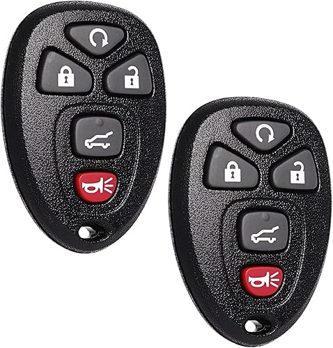 Miniatura 8 de Llavero de coche compatible con GMC Acadia YukonCadillac Escalade SRXChevy Suburban Tahoe TraverseBuick Enclave entrada sin llave control remoto sin