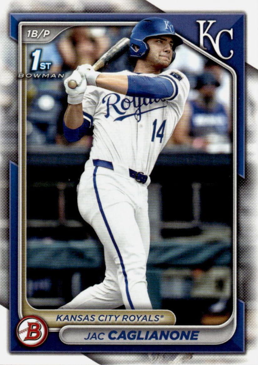 Amazon.com: 2024 Topps Bowman Draft Jac Caglianone #BD-8 Kansas 