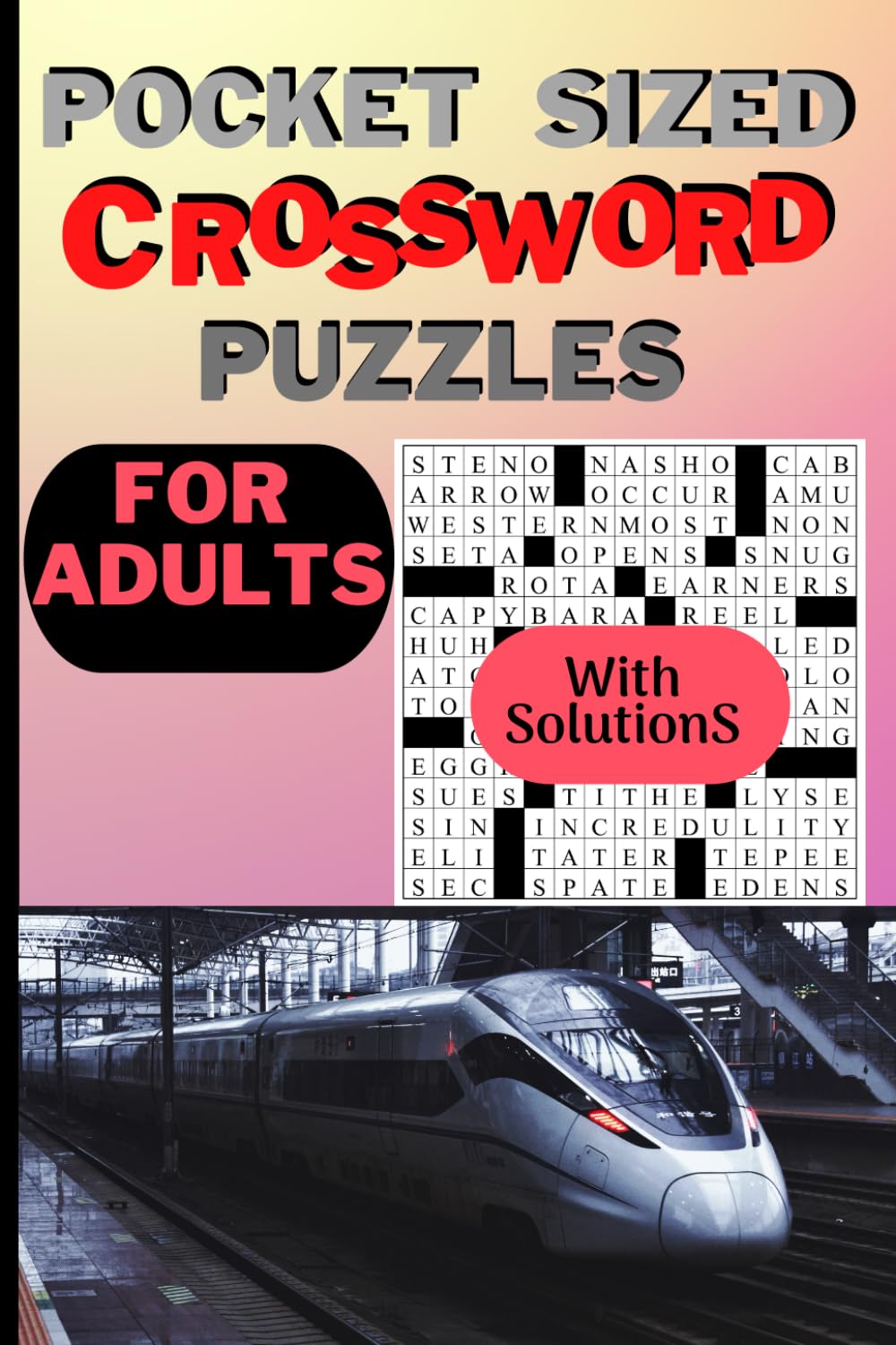 Pocket Sized Crossword Puzzles For Adults: Easy Crossword Puzzle Books For Adults | For Seniors | Travel Size Crossword Puzzle Books for Adults | With Complete Solutions.