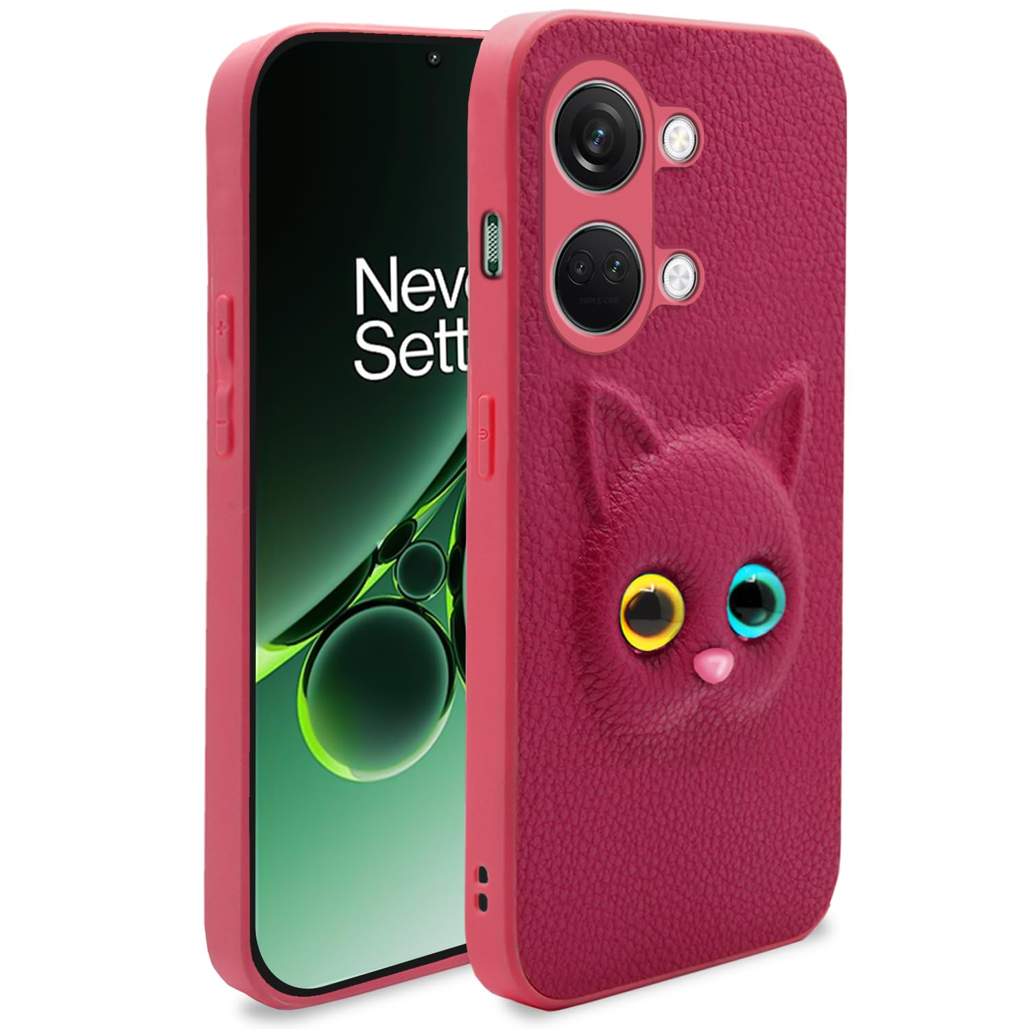 Pikkme OnePlus Nord 3 5G Back Cover for Girls | Cute Cat Leather Finish | Soft TPU | Case for OnePlus Nord 3 5G (Pink) (B0CHWB16V8) Amazon Price History, Amazon Price Tracker