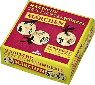 Moses 90243 Magische Würfel – Märchen | 9 Holzwürfel zum Geschichten erzählen | Für Kinder ab 6 Jahren